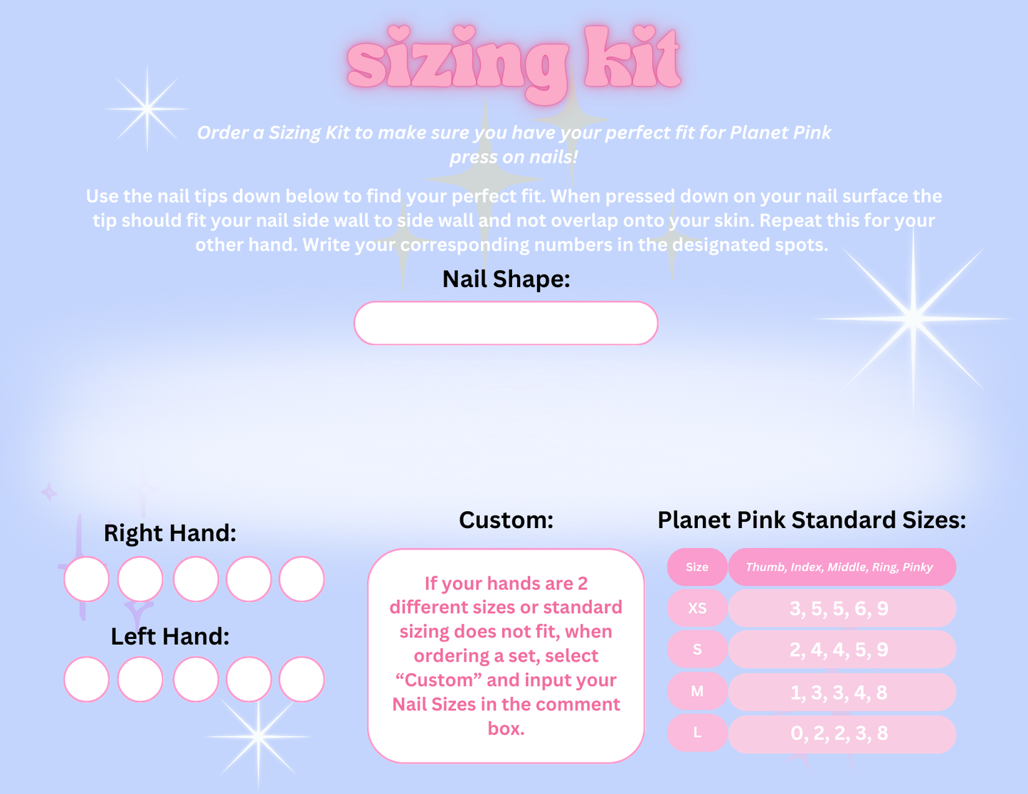 Sizing Kit